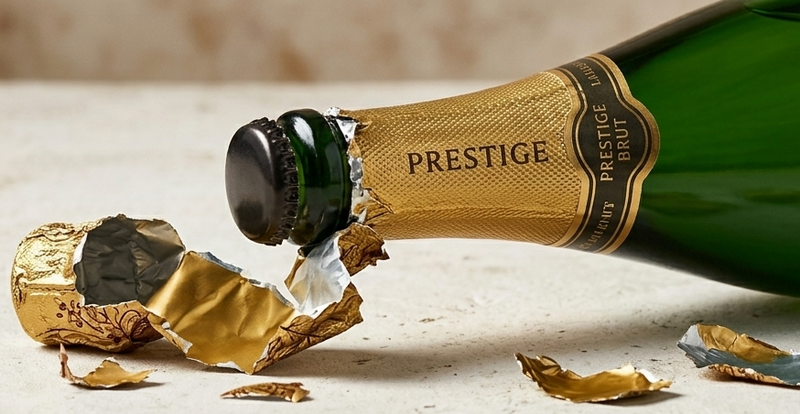 Foiled Again: Why the Wrap on Your Champagne Bottle is Just for Show, by JH for SipWise Beverages