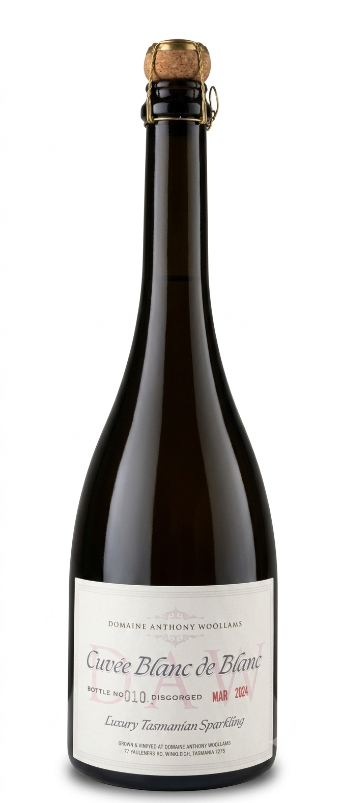 Domaine Anthony Woollams, West Tamar, Blanc de Blanc MV